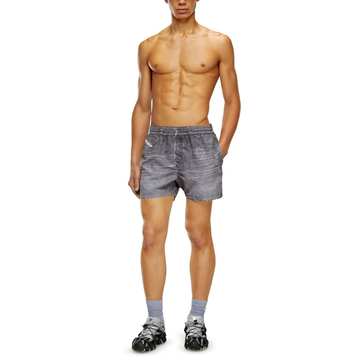 新品 DIESEL スイム ハーフ パンツ L A13161 BMBX KEN 水着 ショート